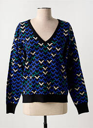 Pull col v manches longues noir LA FIANCÉE femme