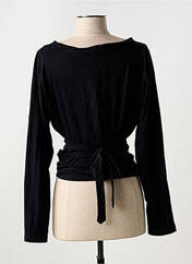 Gilet cache-cœur noir PRINCESSE NOMADE pour femme seconde vue