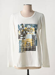 T-shirt beige SUZA pour femme seconde vue