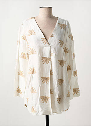 Tunique manches longues beige CHRISTY pour femme