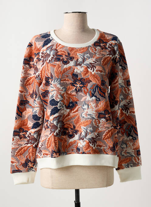 Sweat-shirt orange LA FIANCÉE pour femme