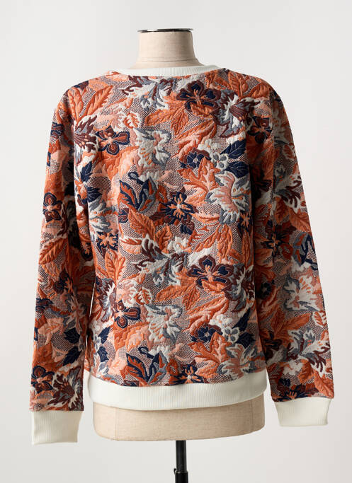 Sweat-shirt orange LA FIANCÉE pour femme