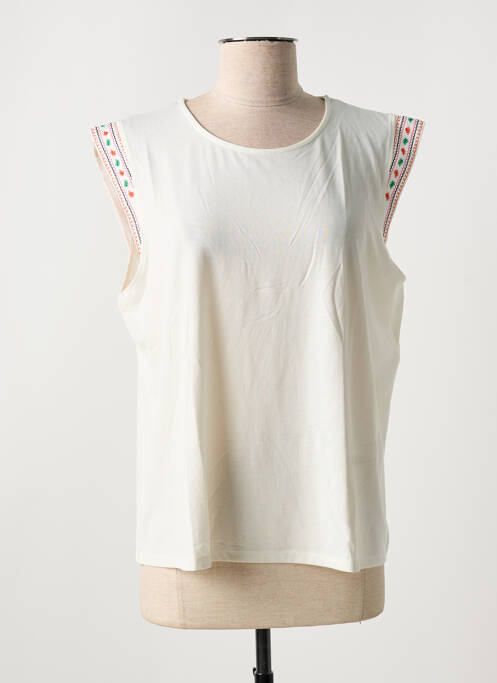 T-shirt beige JULIE GUERLANDE pour femme