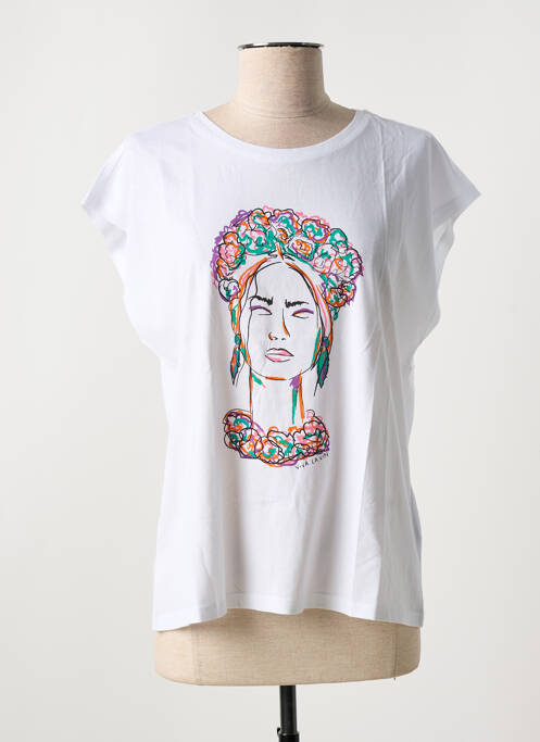 T-shirt blanc JULIE GUERLANDE pour femme