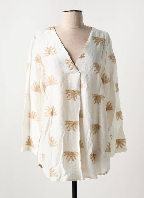 Tunique manches longues beige CHRISTY pour femme