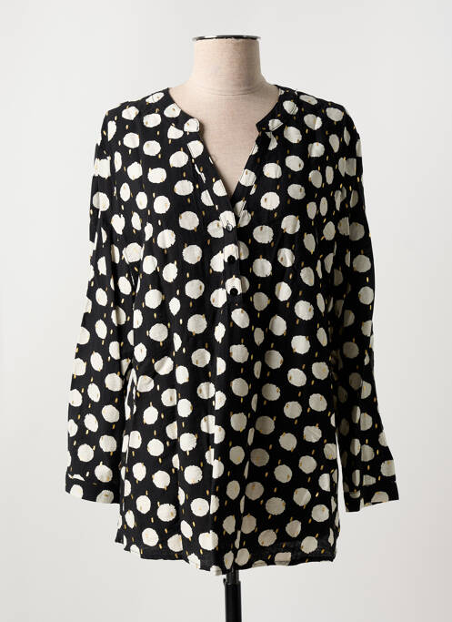 Tunique manches longues noir CHRISTY pour femme