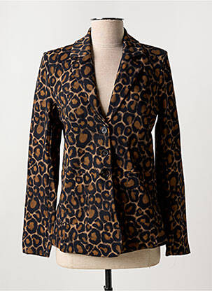 Blazer poches marron SUZA femme