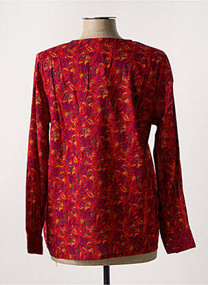 Chemisier imprimé fantaisie manches longues violet LA FIANCÉE femme