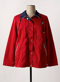 Parka manches longues sans capuche rouge BRANDTEX femme