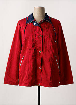 Parka manches longues sans capuche rouge BRANDTEX femme