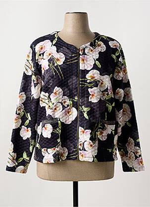 Veste casual noir SIGNATURE pour femme