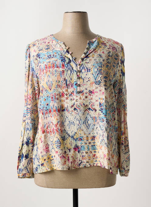 Blouse beige JULIE GUERLANDE pour femme