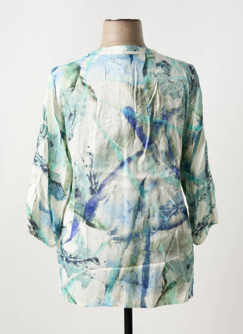 Blouse bleu SUZA pour femme