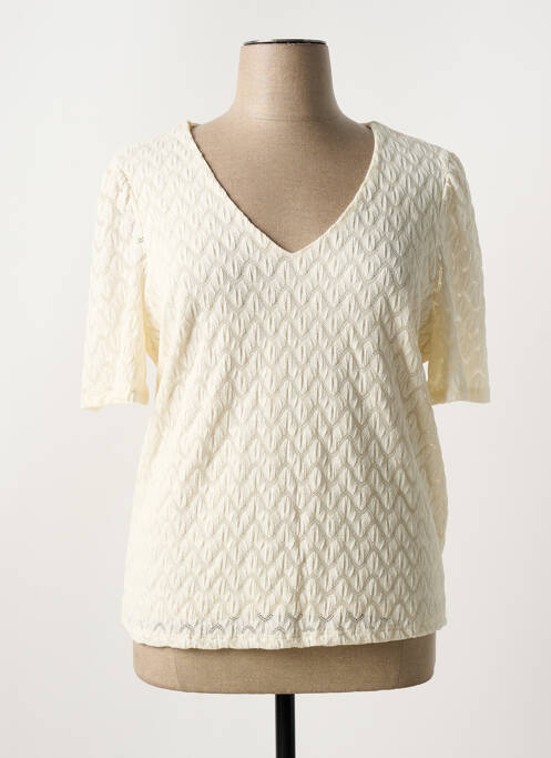 T-shirt beige GARCIA pour femme