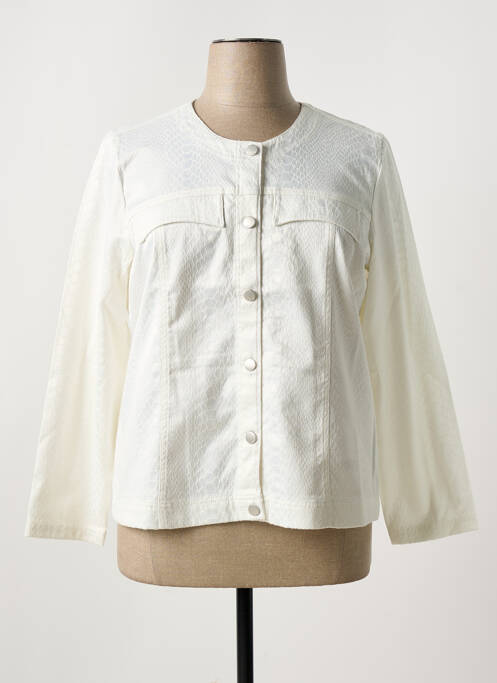 Veste casual blanc SIGNATURE pour femme