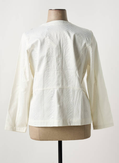 Veste casual blanc SIGNATURE pour femme