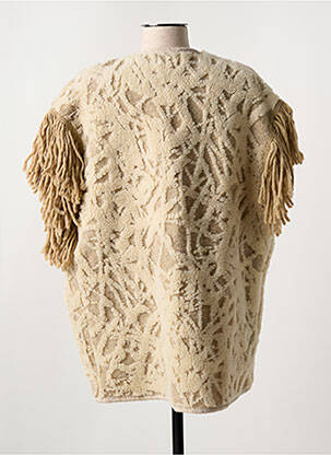 Veste casual coupe droite beige AIME femme