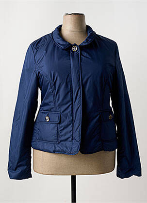 Doudoune manches longues sans capuche bleu DIVAS femme