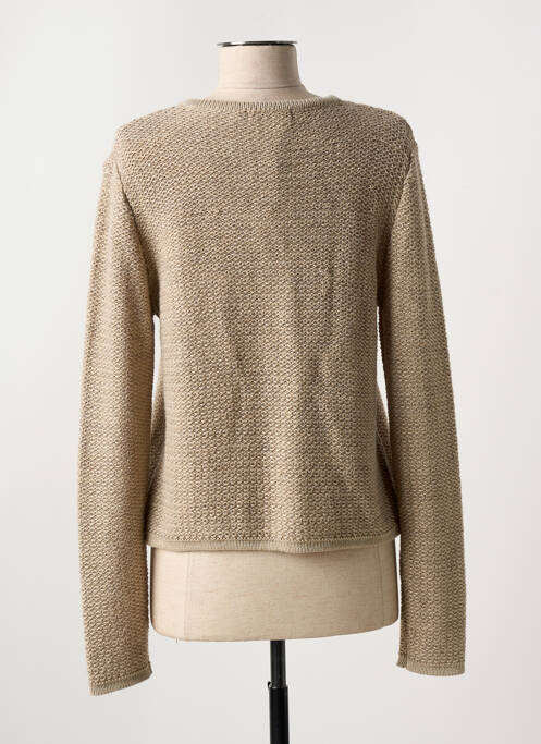 Gilet manches longues marron SIGNE NATURE pour femme