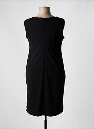 Robe mi-longue sans manche sans manche noir TINTA STYLE femme