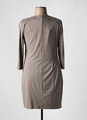 Robe mi-longue marron DIVAS pour femme seconde vue