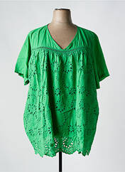 Tunique manches courtes vert PIMENT ROUGE pour femme seconde vue