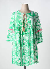 Robe courte vert MADE IN ITALY pour femme seconde vue