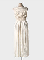 Robe longue beige C'MELODIE pour femme seconde vue