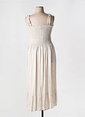 Robe longue beige C'MELODIE pour femme seconde vue