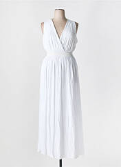 Robe longue blanc C'MELODIE pour femme seconde vue