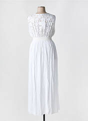 Robe longue blanc C'MELODIE pour femme seconde vue