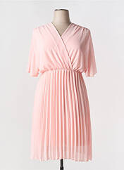 Robe mi-longue rose C'MELODIE pour femme seconde vue