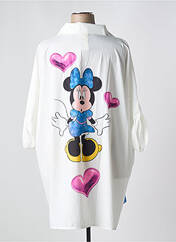 Tunique manches longues blanc MADE IN ITALY pour femme seconde vue