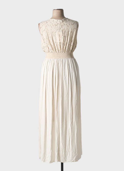 Robe longue beige C'MELODIE pour femme