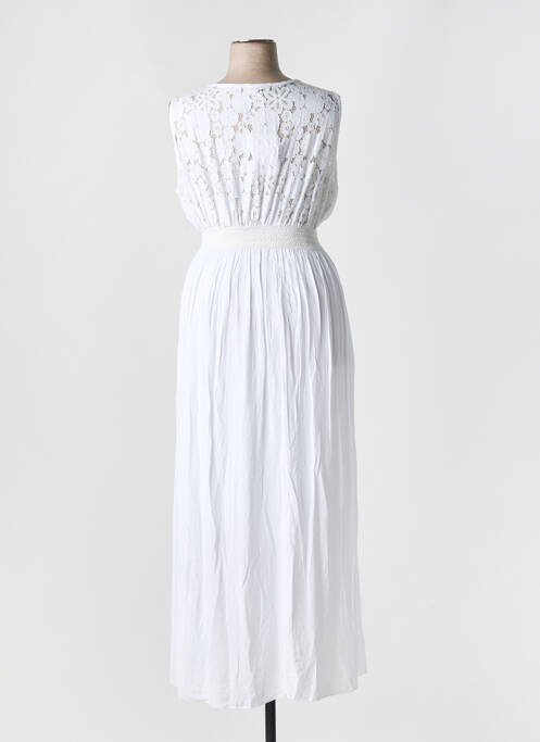 Robe longue blanc C'MELODIE pour femme