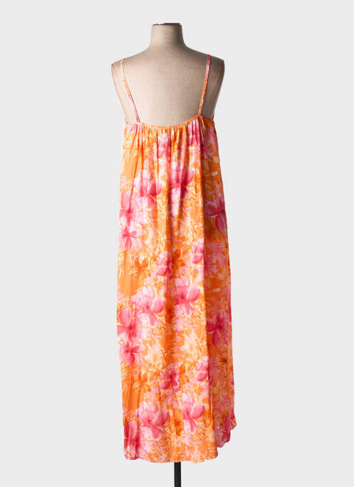 Robe longue orange C'MELODIE pour femme