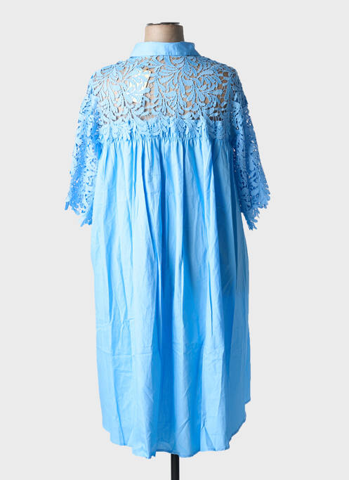 Robe mi-longue bleu clair BUBBLEE pour femme