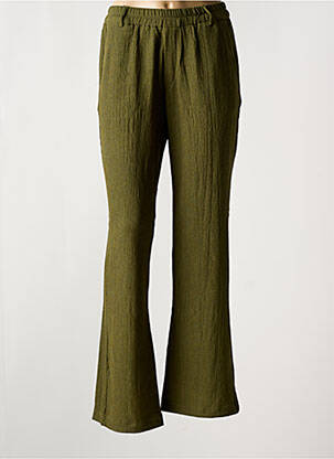 Pantalon flare poches taille normale vert SUZA homme