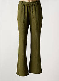Pantalon flare poches taille normale vert SUZA homme
