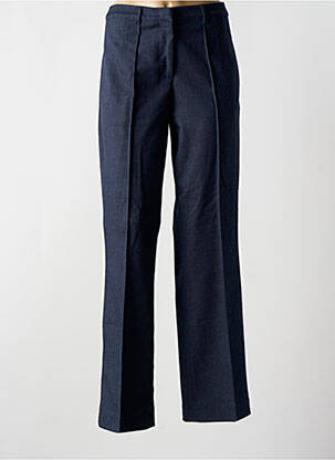 Pantalon droit taille normale taille normale bleu MORE & MORE femme