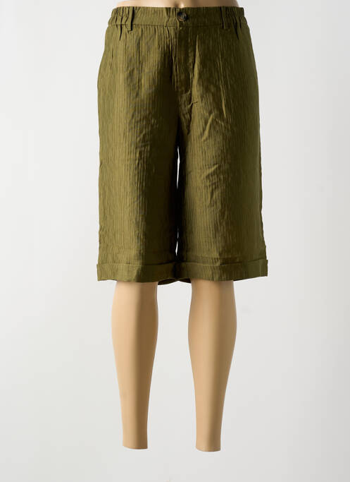 Bermuda vert SUZA pour femme
