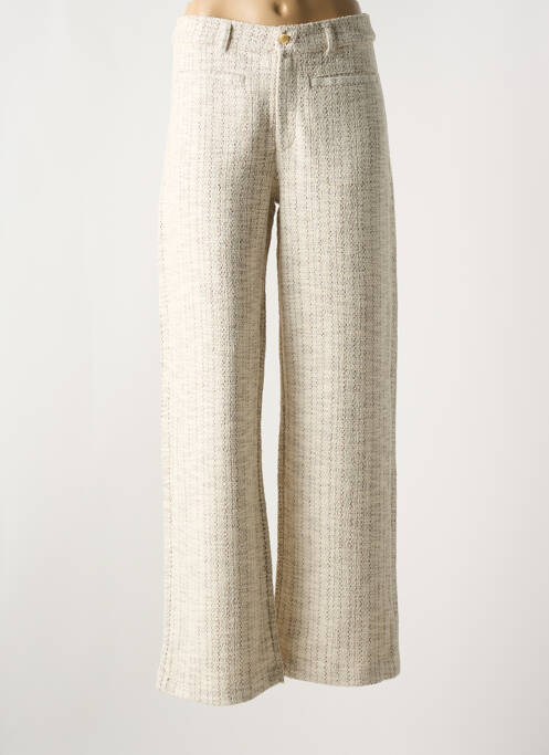 Pantalon droit beige GARCIA pour femme