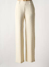 Pantalon droit stretch taille normale beige AIME femme