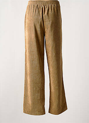 Pantalon droit taille élastique taille normale marron SUZA femme