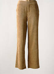 Pantalon droit marron SUZA pour femme seconde vue