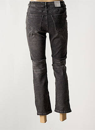 Pantalon 7/8 stretch taille normale noir SUZA femme