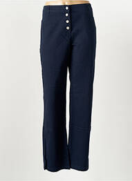 Pantalon droit stretch taille normale bleu LA FIANCÉE femme