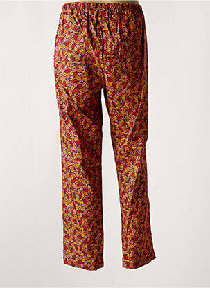 Pantalon droit tissage popeline taille normale rouge LA FIANCÉE femme