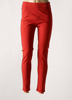 Jegging stretch taille normale rouge CHRISTY femme
