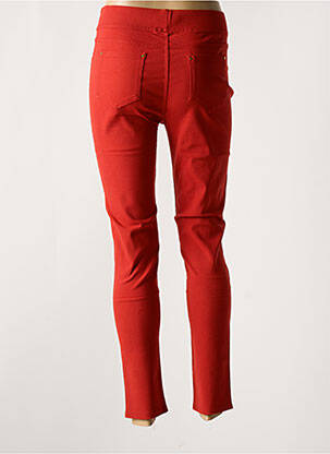 Jegging stretch taille normale rouge CHRISTY femme